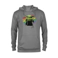 thumbnail image 1 of Star Wars The Mandalorian The Child Rainbow - Pullover Hoodie for Adults - Customized-Athletic Heather, 1 of 5