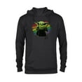 thumbnail image 1 of Star Wars The Mandalorian The Child Rainbow - Pullover Hoodie for Adults - Customized-Black, 1 of 5