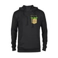 thumbnail image 1 of Star Wars The Mandalorian The Child Satchel - Pullover Hoodie for Adults - Customized-Black, 1 of 5