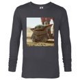 thumbnail image 1 of Star Wars The Mandalorian The Child Scene - Long Sleeve T-Shirt for Men - Customized-Charcoal Heather, 1 of 5
