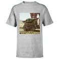 thumbnail image 1 of Star Wars The Mandalorian The Child Scene - Short Sleeve T-Shirt for Kids - Customized-Athletic Heather, 1 of 5
