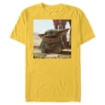 thumbnail image 1 of Star Wars The Mandalorian The Child - Short Sleeve Blended T-Shirt for Adults - Customized-Yellow, 1 of 5
