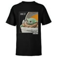 thumbnail image 1 of Star Wars The Mandalorian The Child Snack Time - Short Sleeve T-Shirt for Kids - Customized-Black, 1 of 5