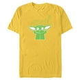 thumbnail image 1 of Star Wars The Mandalorian The Child St. Patrick's Day - Short Sleeve Blended T-Shirt for Adults - Customized-Yellow, 1 of 5
