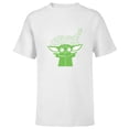 thumbnail image 1 of Star Wars The Mandalorian The Child St. Patrick's Day - Short Sleeve T-Shirt for Kids - Customized-White, 1 of 5