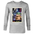 thumbnail image 1 of Star Wars The Mandalorian The Child Trading Card - Long Sleeve T-Shirt for Men - Customized-Athletic Heather, 1 of 5