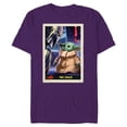 thumbnail image 1 of Star Wars The Mandalorian The Child Trading Card - Short Sleeve Blended T-Shirt for Adults - Customized-Purple, 1 of 5