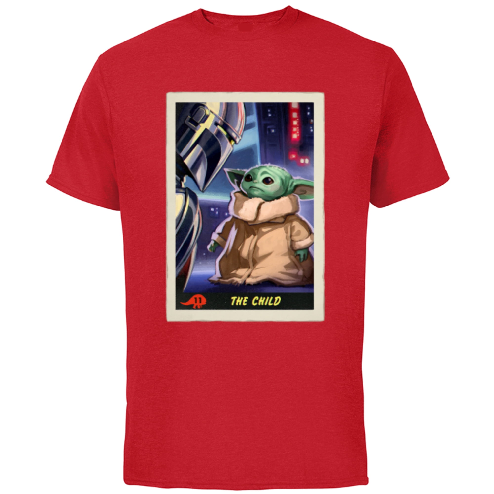 Star Wars The Mandalorian The Child Trading Card - Short Sleeve Cotton T-Shirt for Adults - Customized-Red - Walmart.com Star Wars The Mandalorian The Child Trading Card - Short Sleeve Cotton T-Shirt for Adults - Customized-Red - Walmart.com