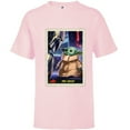 thumbnail image 1 of Star Wars The Mandalorian The Child Trading Card - Short Sleeve T-Shirt for Kids - Customized-Soft Pink, 1 of 5