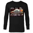 thumbnail image 1 of Star Wars The Mandalorian The Child When Your Song Comes On - Long Sleeve T-Shirt for Men - Customized-Black, 1 of 5