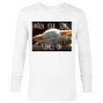 thumbnail image 1 of Star Wars The Mandalorian The Child When Your Song Comes On - Long Sleeve T-Shirt for Men - Customized-White, 1 of 5