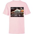 thumbnail image 1 of Star Wars The Mandalorian The Child When Your Song Comes On - Short Sleeve T-Shirt for Kids - Customized-Soft Pink, 1 of 5