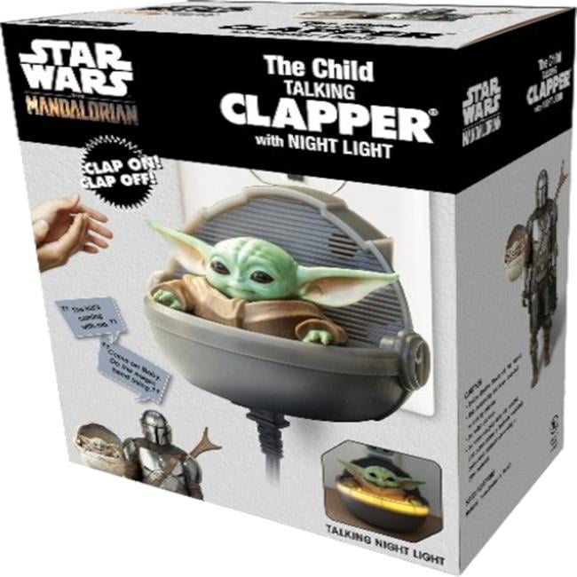 Star Wars - The Mandalorian - The Child aka "Baby Yoda" Clapper Night Light, Wireless On/Off Light Switch, Clap Detection - Walmart.com