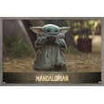 thumbnail image 1 of Star Wars: The Mandalorian - The Child with Soup Wall Poster, 22.375" x 34", Framed, 1 of 5