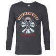 thumbnail image 1 of Star Wars The Mandalorian The Is The Way Galaxy’s Greetings Standard - Long Sleeve T-Shirt for Men – Customized-Charcoal Heather, 1 of 5