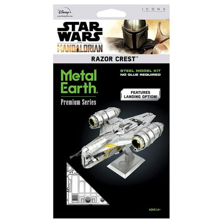 Metal Earth Fascinations Premium Series Star Wars The Mandalorian Razor Crest 3D Metal Model Kit