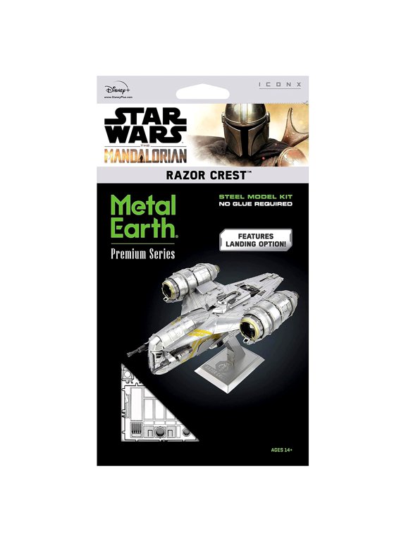 Metal Earth Fascinations Premium Series Star Wars The Mandalorian Razor Crest 3D Metal Model Kit