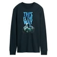 thumbnail image 1 of Star Wars - The Mandalorian This Is The Way Hyperspace - Men's Long Sleeve Graphic T-Shirt, 1 of 5