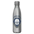 thumbnail image 1 of Star Wars: The Mandalorian Warrior Emblem  Stainless Steel Water Bottle Stainless Steel 17 oz., 1 of 3