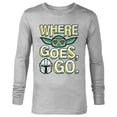 thumbnail image 1 of Star Wars The Mandalorian Where Grogu Goes Bounty Hunters Go - Long Sleeve T-Shirt for Men - Customized-Athletic Heather, 1 of 5