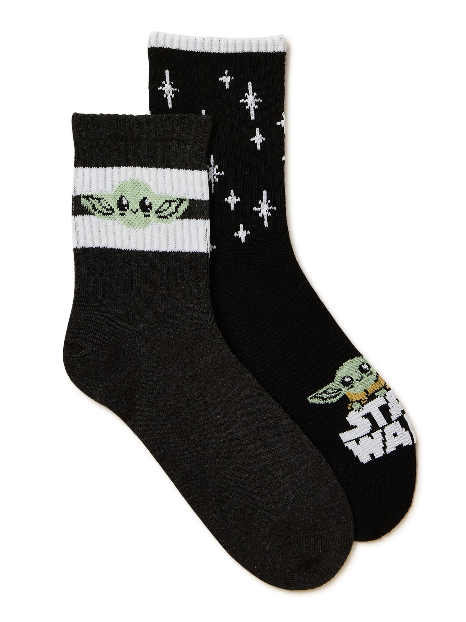 Disney Mens Socks Baby Yoda Crew Socks 5 Pack Star