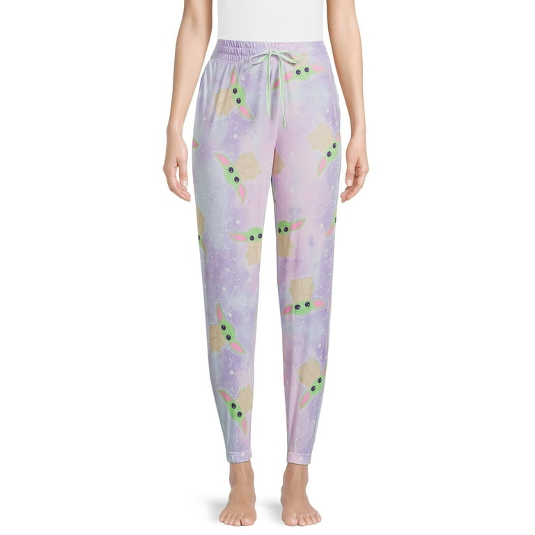 Star Wars The Mandalorian Women s and Women s Plus Sleep Joggers Walmart