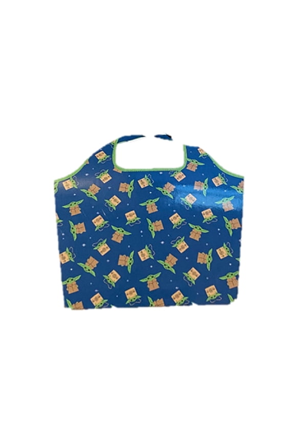 Star Wars The Mandalorian Yoda Reusable Bag - Holds up to 4 Bags Grceries (Black Pod Yoda)