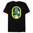 thumbnail image 1 of Star Wars The Mandalorian and Grogu Modified N-1 Starfighter - Short Sleeve Blended T-Shirt for Adults - Customized-Black, 1 of 5