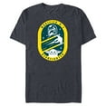 thumbnail image 1 of Star Wars The Mandalorian and Grogu Modified N-1 Starfighter - Short Sleeve Blended T-Shirt for Adults - Customized-Navy Heather, 1 of 5