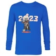 thumbnail image 1 of Star Wars The Mandalorian and Grogu Tatooine Suns 2023 - Long Sleeve T-Shirt for Men - Customized-Navy, 1 of 5