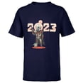 thumbnail image 1 of Star Wars The Mandalorian and Grogu Tatooine Suns 2023 - Short Sleeve T-Shirt for Kids - Customized-Navy, 1 of 5