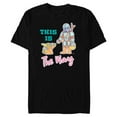 thumbnail image 1 of Star Wars The Mandalorian and Grogu This is the Way Easter - Short Sleeve Blended T-Shirt for Adults - Customized-Black, 1 of 5