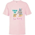thumbnail image 1 of Star Wars The Mandalorian and Grogu This is the Way Easter - Short Sleeve T-Shirt for Kids - Customized-Soft Pink, 1 of 5