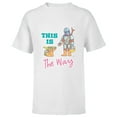 thumbnail image 1 of Star Wars The Mandalorian and Grogu This is the Way Easter - Short Sleeve T-Shirt for Kids - Customized-White, 1 of 5