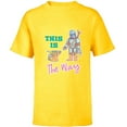 thumbnail image 1 of Star Wars The Mandalorian and Grogu This is the Way Easter - Short Sleeve T-Shirt for Kids - Customized-Yellow, 1 of 5
