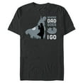 thumbnail image 1 of Star Wars The Mandalorian and Grogu Where Dad Goes I Go - Short Sleeve Blended T-Shirt for Adults - Customized-Dark Heather, 1 of 5