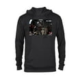 thumbnail image 1 of Star Wars The Mandalorian and The Child Pilot and Co-Pilot - Pullover Hoodie for Adults - Customized-Black, 1 of 5