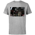 thumbnail image 1 of Star Wars The Mandalorian and The Child Pilot and Co-Pilot - Short Sleeve Cotton T-Shirt for Adults - Customized-Athletic Heather, 1 of 5