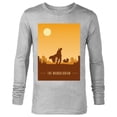 thumbnail image 1 of Star Wars The Mandalorian and The Child Poster - Long Sleeve T-Shirt for Men - Customized-Athletic Heather, 1 of 5