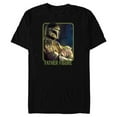 thumbnail image 1 of Star Wars The Mandalorian and the Child Father Figure - Short Sleeve Blended T-Shirt for Adults - Customized-Black, 1 of 5