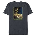 thumbnail image 1 of Star Wars The Mandalorian and the Child Father Figure - Short Sleeve Blended T-Shirt for Adults - Customized-Navy Heather, 1 of 5