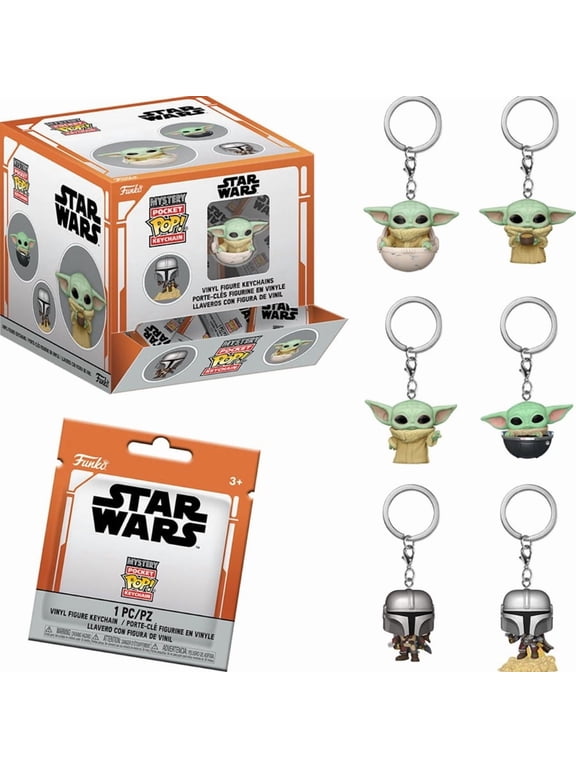 Star Wars: The Mandalorian by Funko Pocket Pop The Child The Mandalorian Key Chain, 1 PC/PZ RANDOM