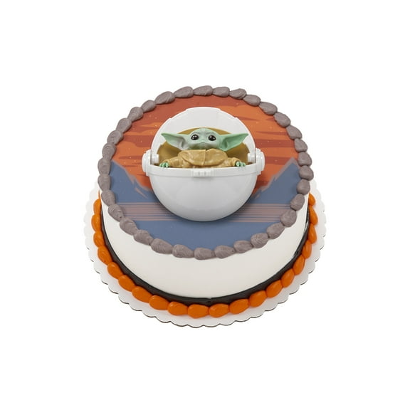 Star Wars - The Mandalorian the Child Round Cake