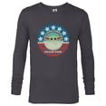 thumbnail image 1 of Star Wars The Mandalorian the Child Snack Time Americana - Long Sleeve T-Shirt for Men - Customized-Charcoal Heather, 1 of 5