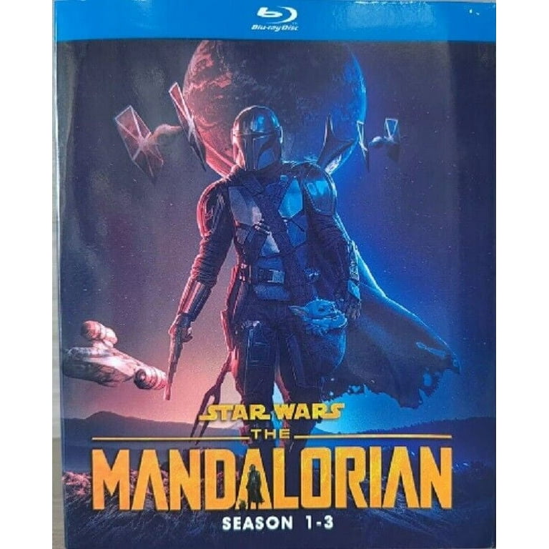 Star Wars The Mando Action Figure, The Manda- lorian Complete Seasons 1-3  TV Series 7 Disc Region 1 (Blu-ray)