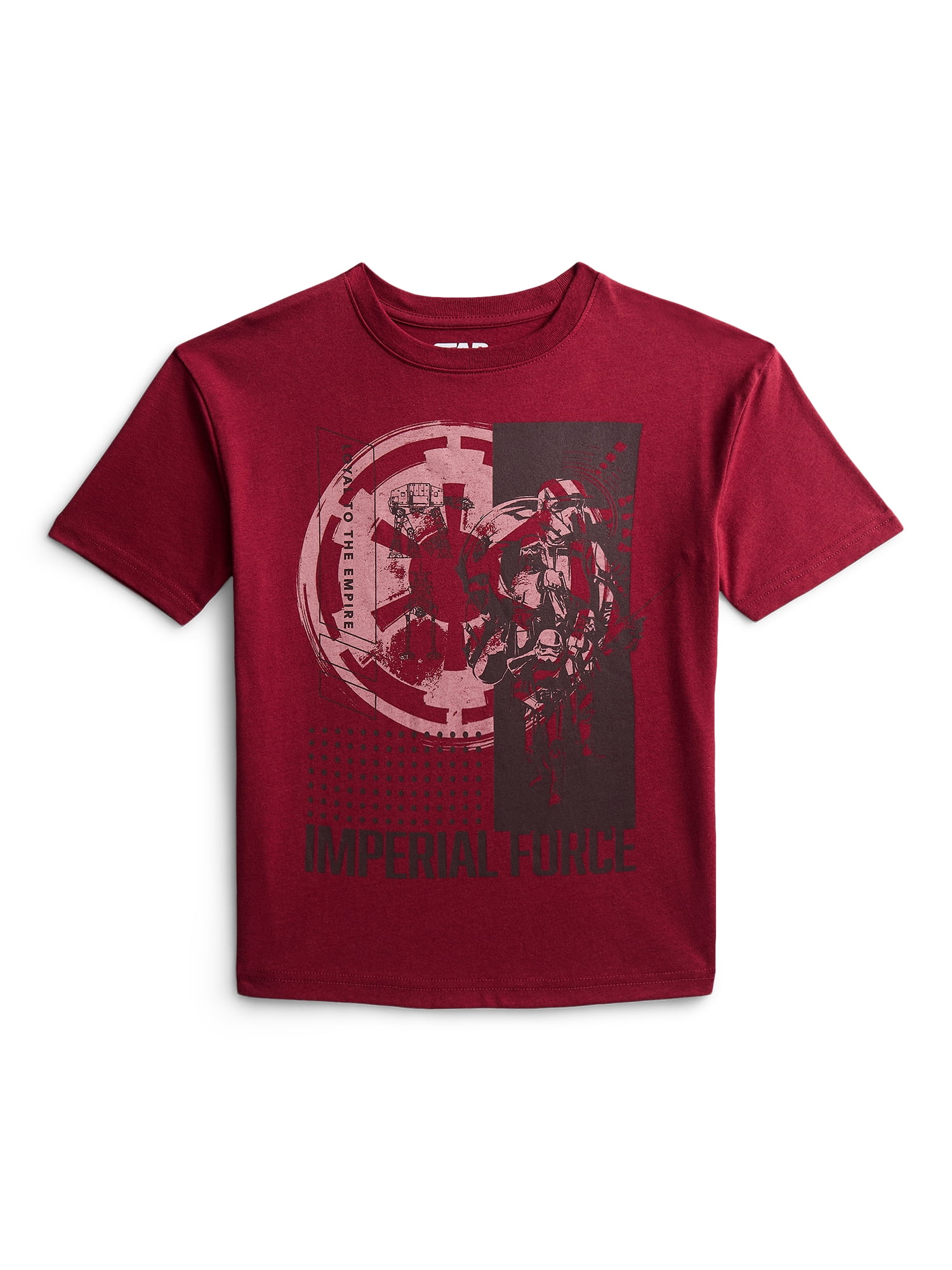 Star Wars The Mandalorian Boys Loyal to the Empire Graphic Tee with Short Sleeves, Sizes 4-18