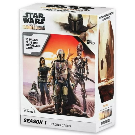 Star Wars The Mandolorian Season 1 Trading Card BLASTER Box (10 Packs)