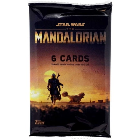 Star Wars The Mandolorian Season 1 Trading Card BLASTER Pack (6 Cards!)