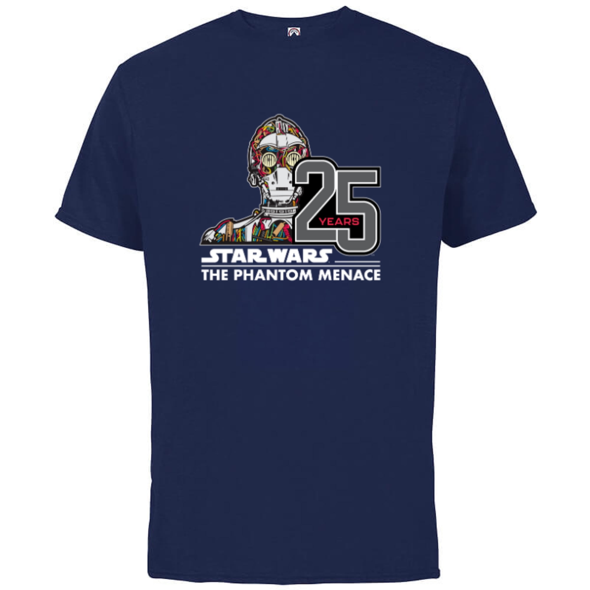 Star Wars The Phantom Menace 25th Anniversary Droid C-3PO- Short Sleeve ...