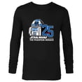 thumbnail image 1 of Star Wars The Phantom Menace 25th Anniversary Droid R2-D2- Long Sleeve T-Shirt for Men - Customized-Black, 1 of 5